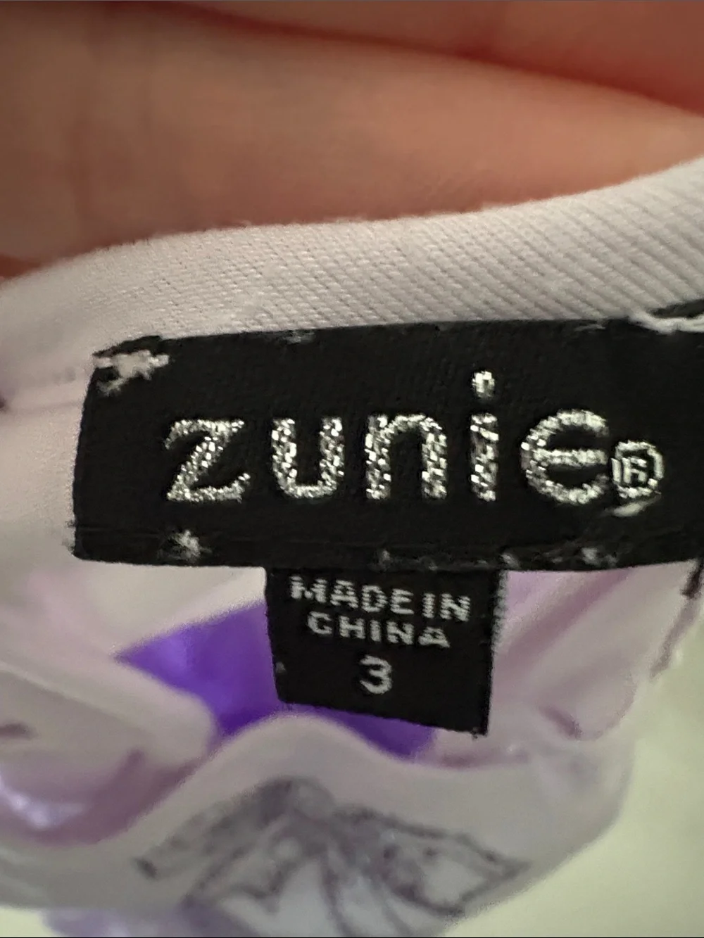 Zunie Lavender Bow Tulle Dress with Sparkle, 3T